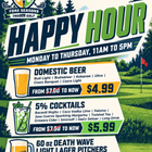Happy hour drink specials