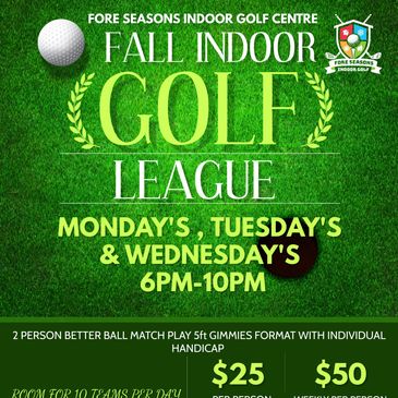 Indoor golf league